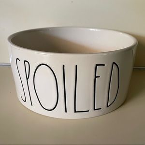 “Spoiled” dog bowl